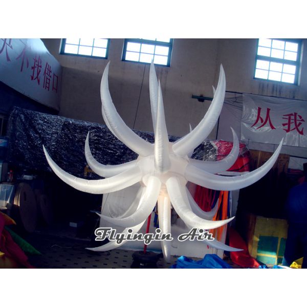 2m Hanging Inflatable Air Star with LED Light for Party Decoration