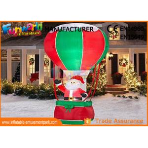 Outdoor Advertising Inflatables Santa Christmas Decoration Size Customized