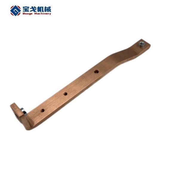 Electric Power Industry Red Copper Bending Busbar for PVC Cover and Sturdy Connection