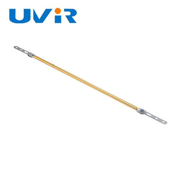 3000W 400V Gold Coated Infrared Quartz Heater Lamp with X Base