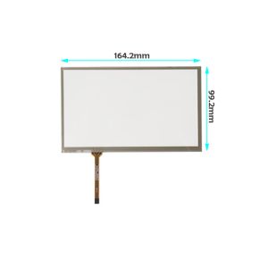 7 Inch Resistive Touch Panel With ITO Film Over ITO Glass Layers For 1024 X 600