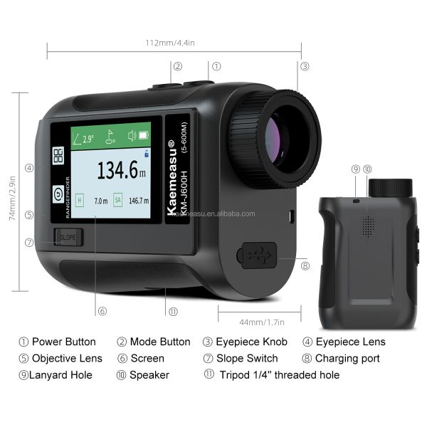 1500m Range Finder Monocular Telescope Hunting Rangefinder Golf Distance Meter Laser Distance Meter Golf Rangefinders
