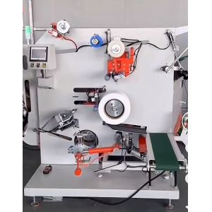 PLC touch screen strapping tape winding machine, automatic packaging winding