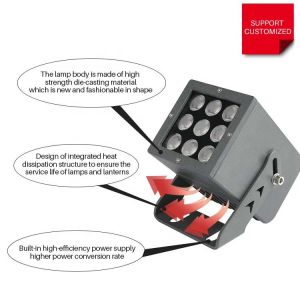 Waterproof LED Outdoor Decorative Spotlights / Color Changing String Lights