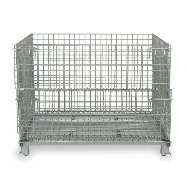 Quality Foldable Wire Mesh Container Q235 50x100 Wire Mesh Pallet Cages for sale