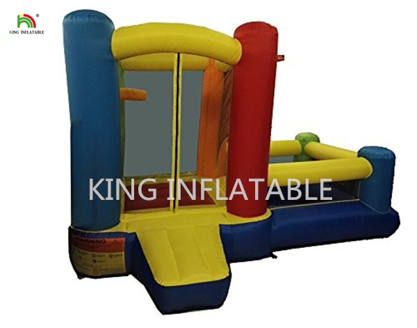 Mini Inflatable Jumping House With Bobo Ball Pool For Kids Entertainment