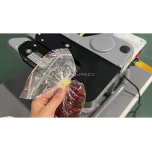 Semiautomatic Bag Closing Machine Dried Fruit Bread Plastic Packaging Bag