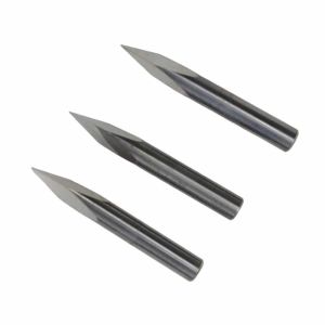Customizable ODM/OEM CNC Pointed Flat End Mill Triangular Milling Cutter Stone