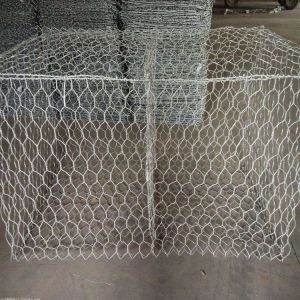 Stainless Steel Gabion Box Double Twist Weaving Leno mettress