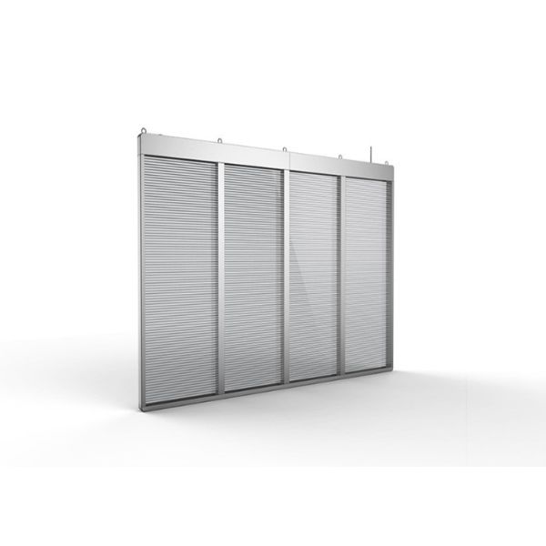Quality Ultra Thin P10 Transparent Glass LED Display Mesh With 80% Transparency for sale
