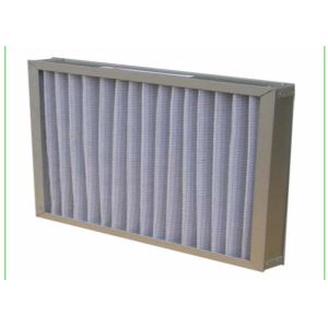 China 96mm Thickness Pleated Panel Air Filters with G4 Efficiency and Customizable Porosity on sale