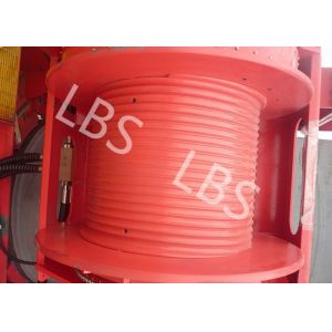 LBS Grooved Drum Windlass Winch With Depth Indicator