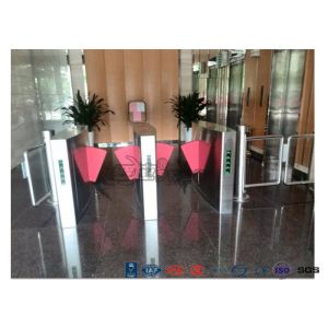 3 Lanes Flap Barrier Gate Flap Automatic Swing Barrier Gate Card Collector For