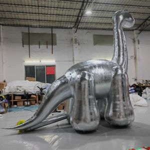 Custom Zoo Event Inflatable Dinosaur Model Giant Long Necked Dinosaur For