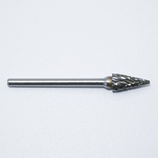 Quality 6mm Type M Tungsten Carbide Rotary Burr with 120° Point Angle and 3 Years Warranty for Metal Machining for sale