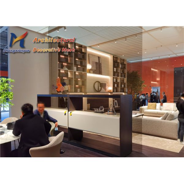 Space Dividers Spiral Wire Mesh 1mm 2.0mm Antique Brass