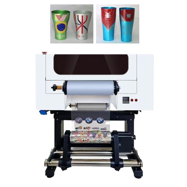 Quality Roll to Roll UV DTF Printer With XP600 Head 30cm UV DTF Printer T Shirt Printing Machine for sale