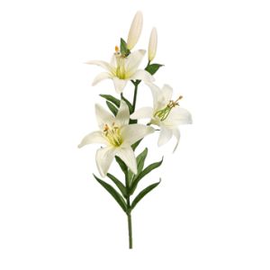 Wholesale Lily Garden Spray in Cream White from china suppliers