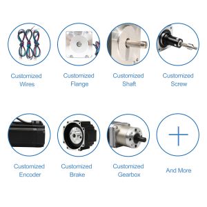Hybrid stepper motor Nema17 7.3kg.Cm closed loop stepper motor system for CNC