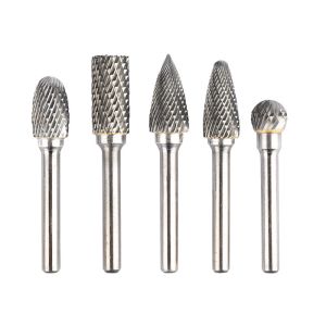 Type A1225 Tungsten Carbide Rotary File For Burr Polishing Single / Double Cut