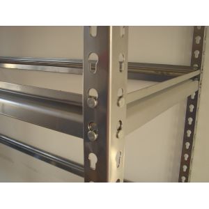 Wholesale Rivet Boltless Warehouse Shelving with Cold Rolled Strip Piercing from china suppliers