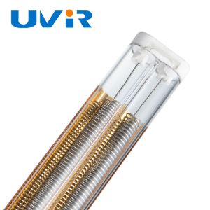 2500W Medium Wave Infrared Lamp Gold Coated 415V Quartz Tube
