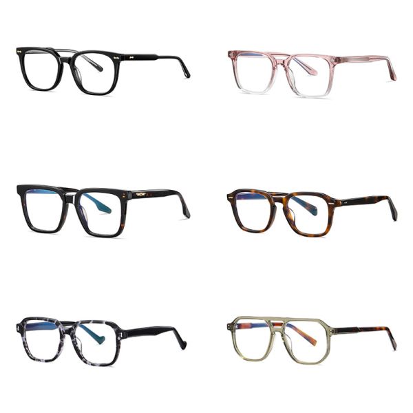 Fashion Design Custom Glasses Frame Acetate Combination Optical Polarized