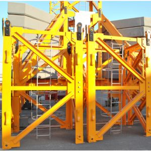 Self Erecting Mobile Tower Crane Flat Top 6 Ton