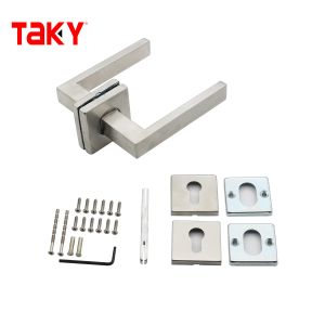 Custom Stainless Steel Shower Glass Door Handle Modern Design