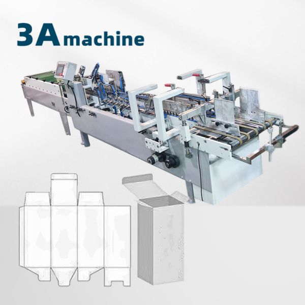 Wholesale Paper Cold Glue Folder Gluing Machine with Optional Function and Easy-to- Auto Side Glue from china suppliers