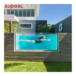 Easy Install Endless Container Pool Swim Spa with Acrylic Window Material PMMA
