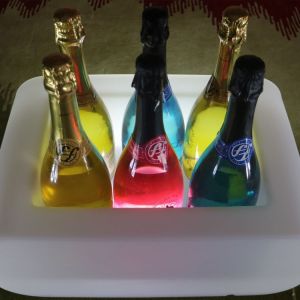 CE/ ROHS Certificate SMD 5050 PE Plastic LED Ice Bucket 16 Colors Changing