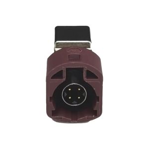 FAKRA HSD Connector Right Angle PCB Mount For Automotive Applications