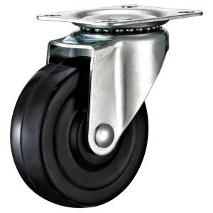 Wholesale Small Swivel black rubber caster for light duty shelf, 2&quot;,2.5&quot;,3&quot; light duty Caster for Basket, Moving castor from china suppliers