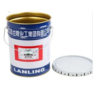 Pressure Resistant Round Metal Pails with Custom Crown Covers