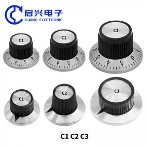 Wholesale C1 C2 C3 Potentiometer Amplifier Audio Volume Control Knob 6mm from china suppliers