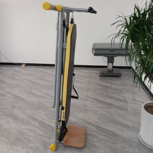 Skateboard Swimming Posture Trainer With Adjustable Resistance Pull Up Device