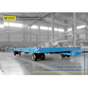 No Powered Cast Steel Plate Material Transfer Cart Trailer For Workshop Transfer