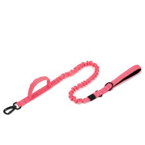 Pet Explosion Proof Reflective Leash Double Handle Nylon Tactical Dog Leash