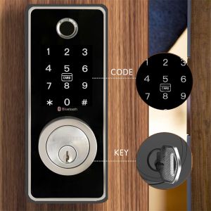 Kingforce Touchpad Voice Guide Fingerprint Smart Electronic Lock_copy