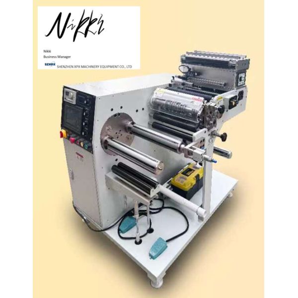 Efficient Slitting Machine with Rotary Blade Cutter - Max Rewinding Diameter