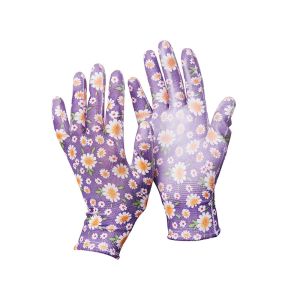 PU138 Polyester Liner PU Coated Gardening Work Gloves for Ladies Used in