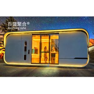 Wholesale Galvanized Steel Frame Office Prefabricated House Apple Cabin for Living and Working from china suppliers