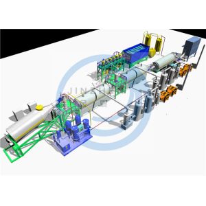 European Standard Continuous Waste Tyre/Plastic Pyrolysis Plant To Fuel Oil