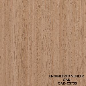 American Oak Engineered Wood Veneer Quarter Slice Cut 0.5mm Thinckness For Door