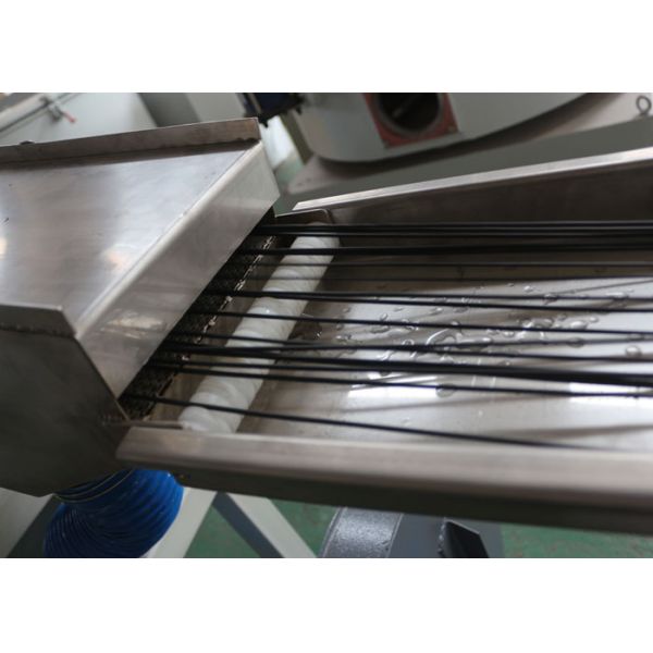 HDPE / LDPE Plastic Pelletizing Line Waste Recycling Granulating Machine Long Service Life