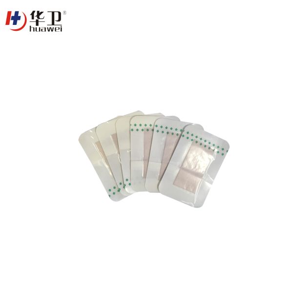 Surgical absorbent adhesive wound dressing pad, transparent wound dressing