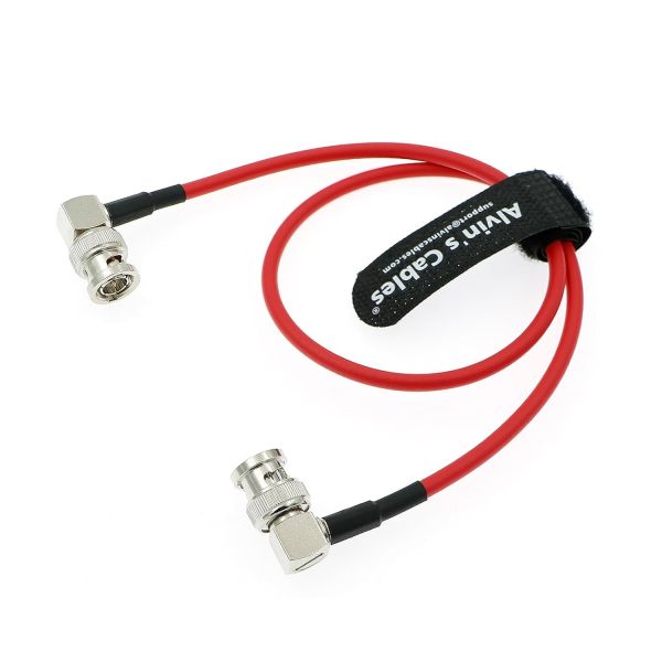 12G SDI Flexible Coaxial Cable BNC Male to Male Right Angle for RED Komodo|