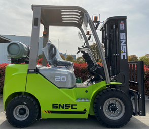 Quality Nissan Engine 2t LPG Gasoline Forklift Paper- Roll Clamp for sale