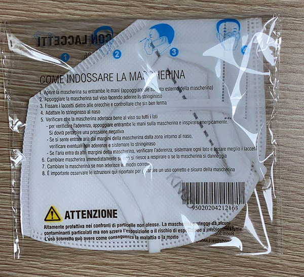 High BFE FFP2 Face Mask Safety Face Mouth Protection Filtering Cover For Personal Protection